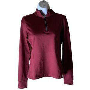 Obermeyer Pullover Top Women's Size Small Long Sleeve Ski Resort Thermal Wear